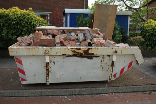 House clearance professionals working in a Parsons Green home