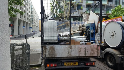 Organized living space after furniture clearance in Parsons Green
